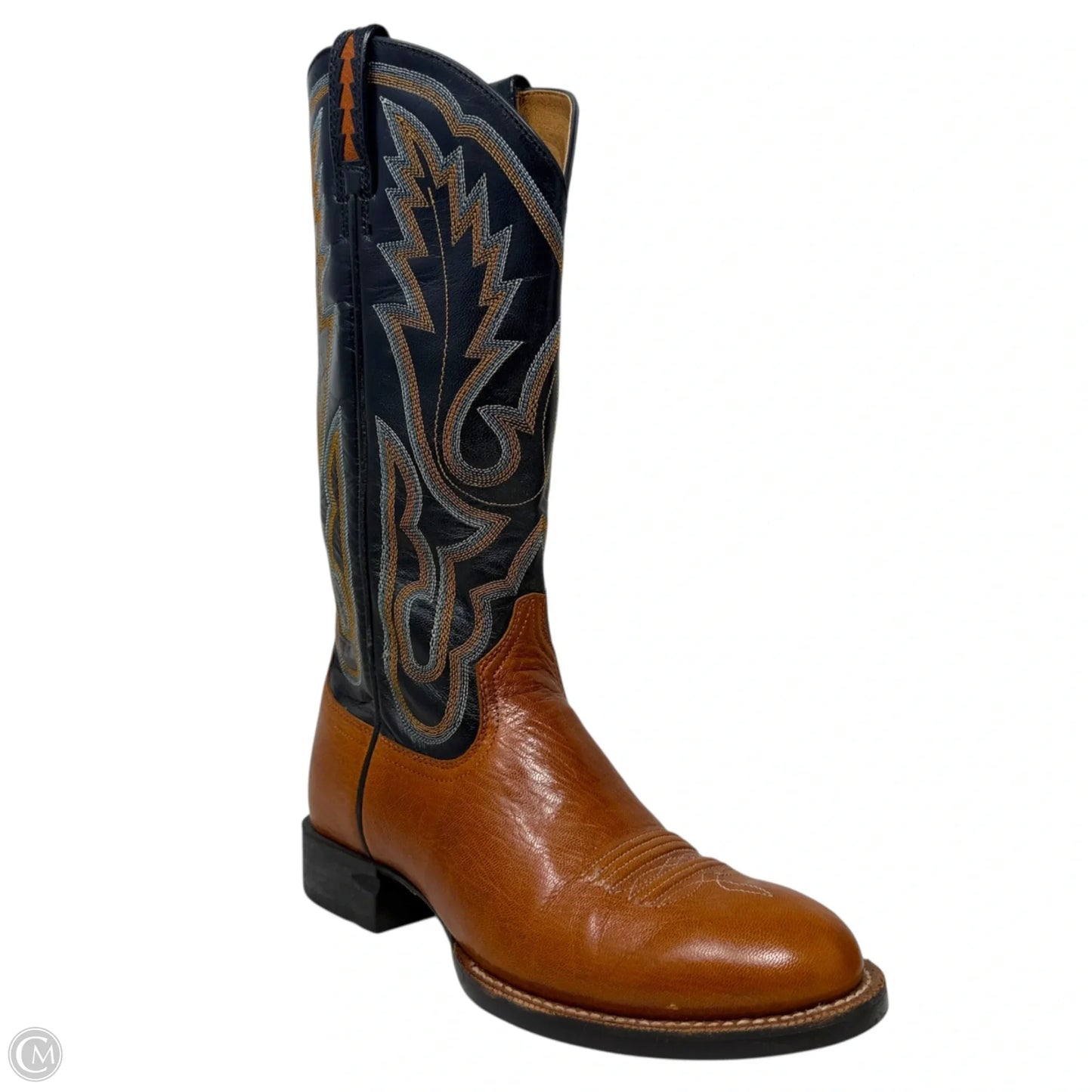 Amos Western Boots By Ariat In Black & Brown, Size: 7.5