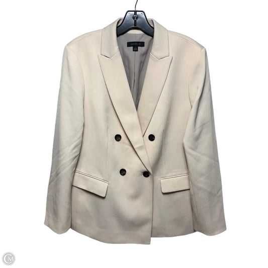 Blazer By Ann Taylor In Cream, Size: 14