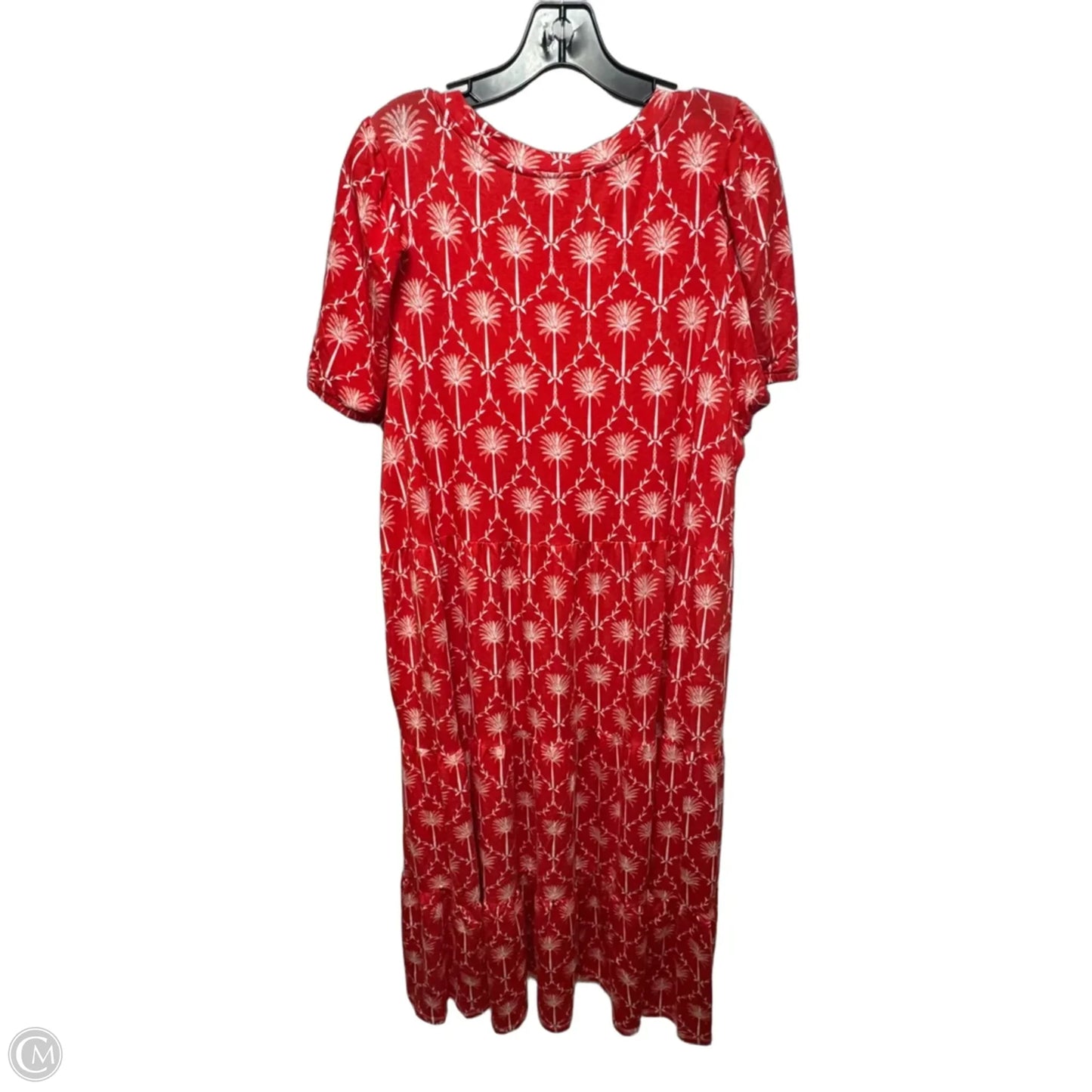 Dress Casual Maxi By Crown And Ivy In Red & White, Size: 2x