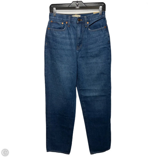 Baggy Straight Jeans By Madewell In Blue Denim, Size: 2