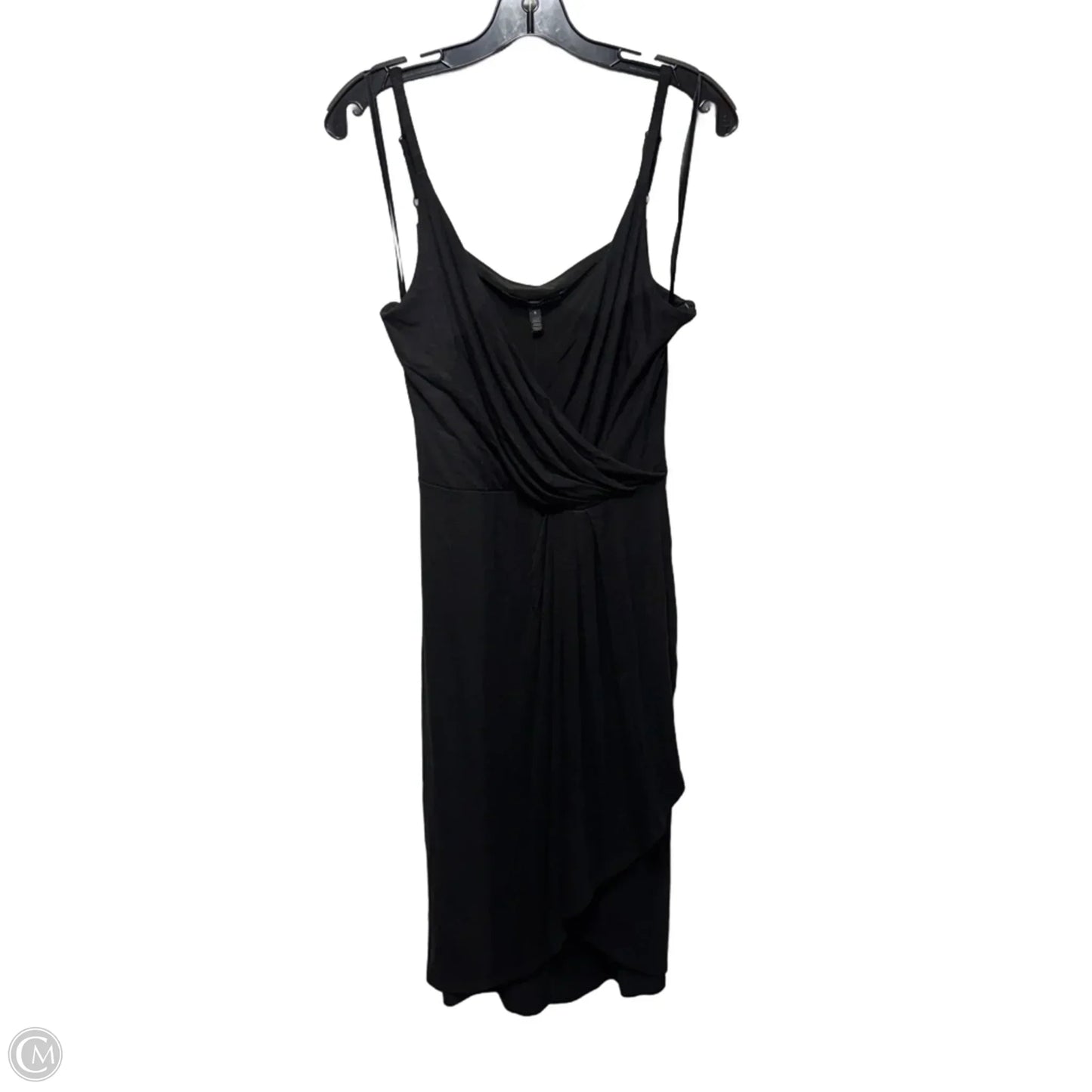 Dress Casual Midi By White House Black Market In Black, Size: 8