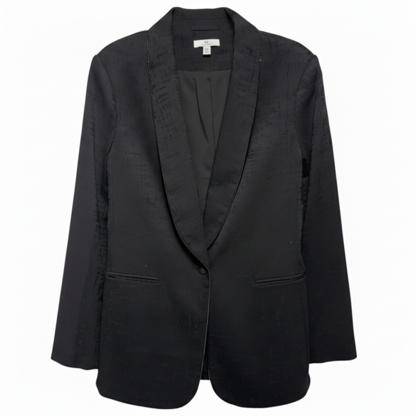 Blazer Designer By Halston In Black, Size: S