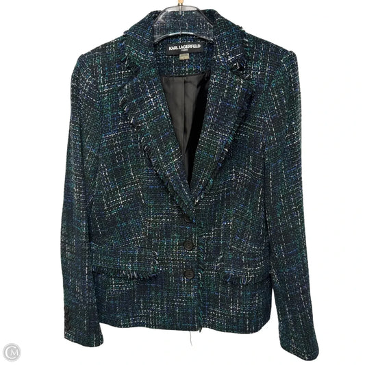 Blazer Designer By Karl Lagerfeld In Multi-colored, Size: 8