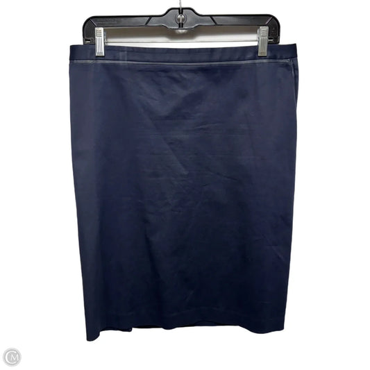Skirt Midi By Elie Tahari In Navy, Size: 10