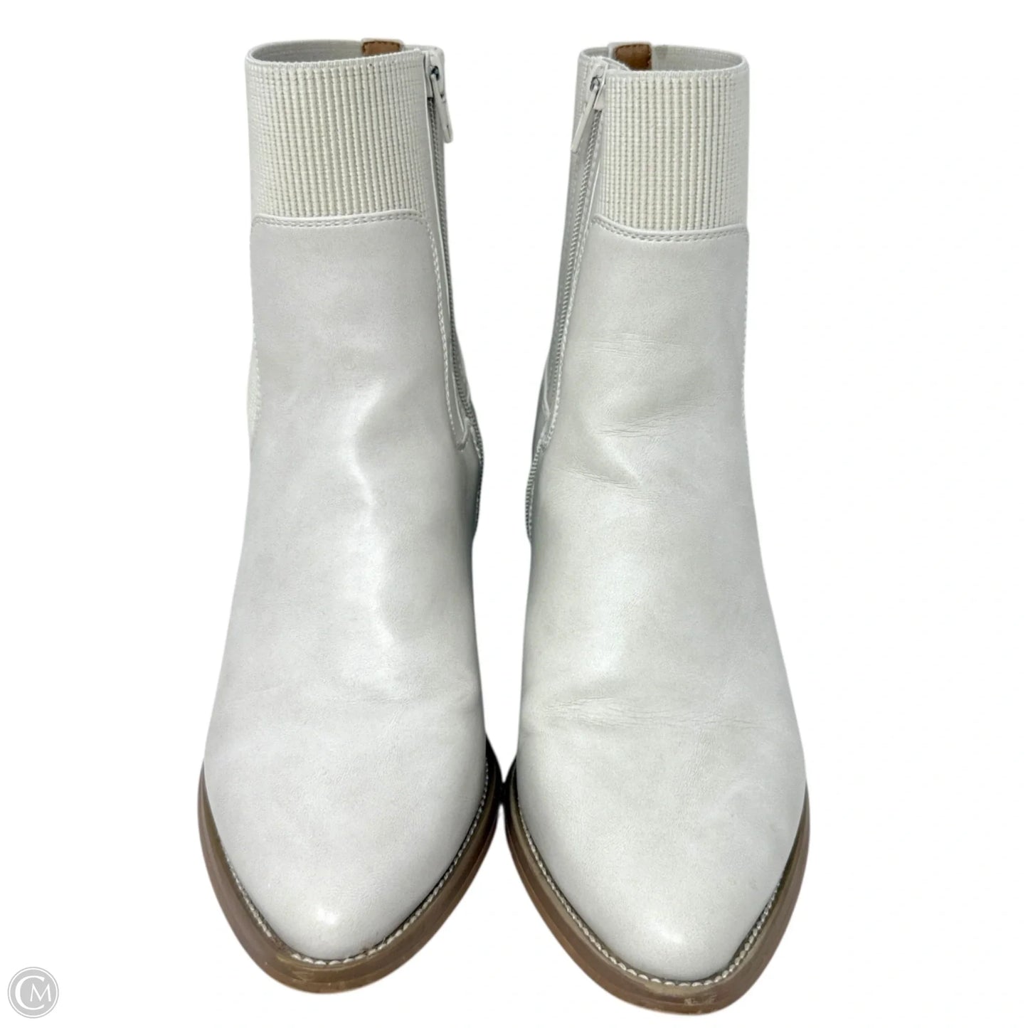 Boots Ankle Heels By Dolce Vita In Cream, Size: 10