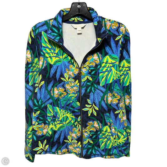 Jacket Designer By Lilly Pulitzer In Tropical Print, Size: S