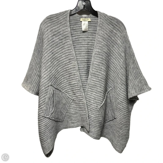 Sweater Cardigan By Cocogio In Grey, Size: Osfm