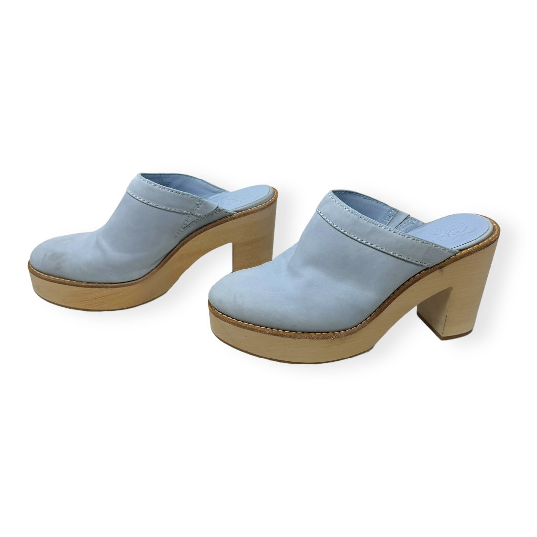 Baby Blue Shoes Heels Block Antonio Melani, Size 8.5