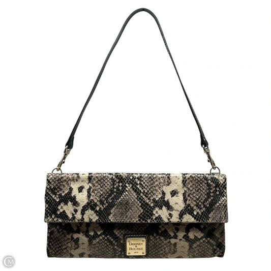 Denison Snake Clutch Designer By Dooney And Bourke, Size: Small
