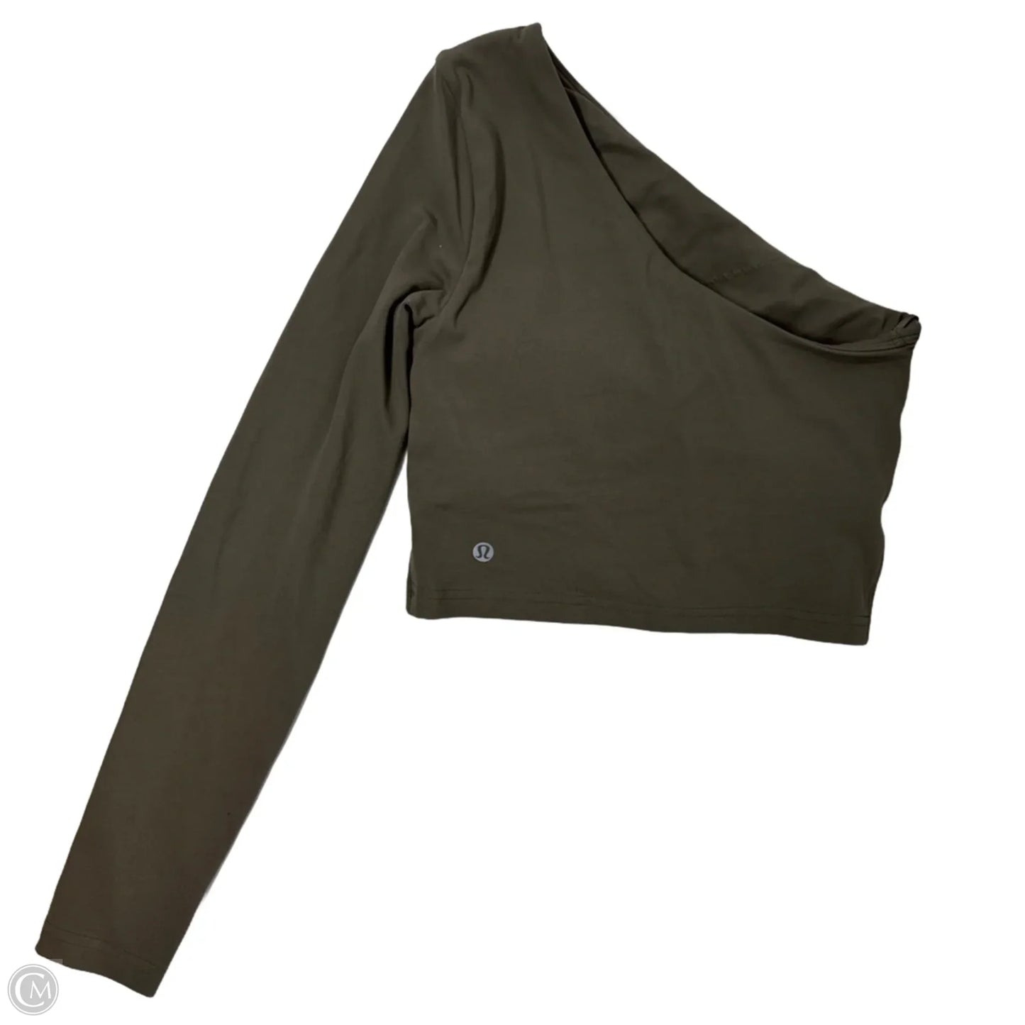 Athletic Top Long Sleeve Crewneck By Lululemon In Taupe, Size: 2