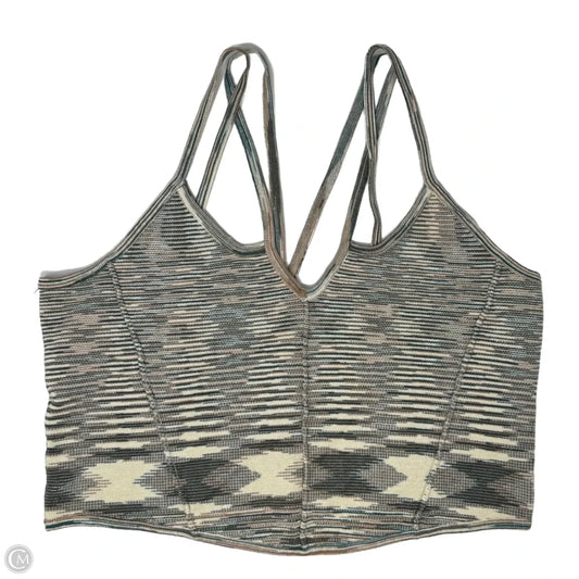 Knit Top Sleeveless By Anthropologie In Multi-colored, Size: M
