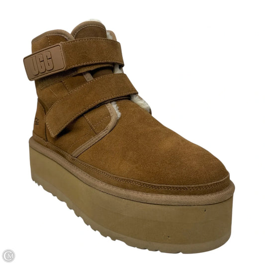 Neumel Platform Boots Designer By Ugg In Tan, Size: 10