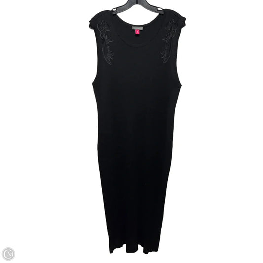 Dress Casual Maxi By Vince Camuto In Black, Size: Xl