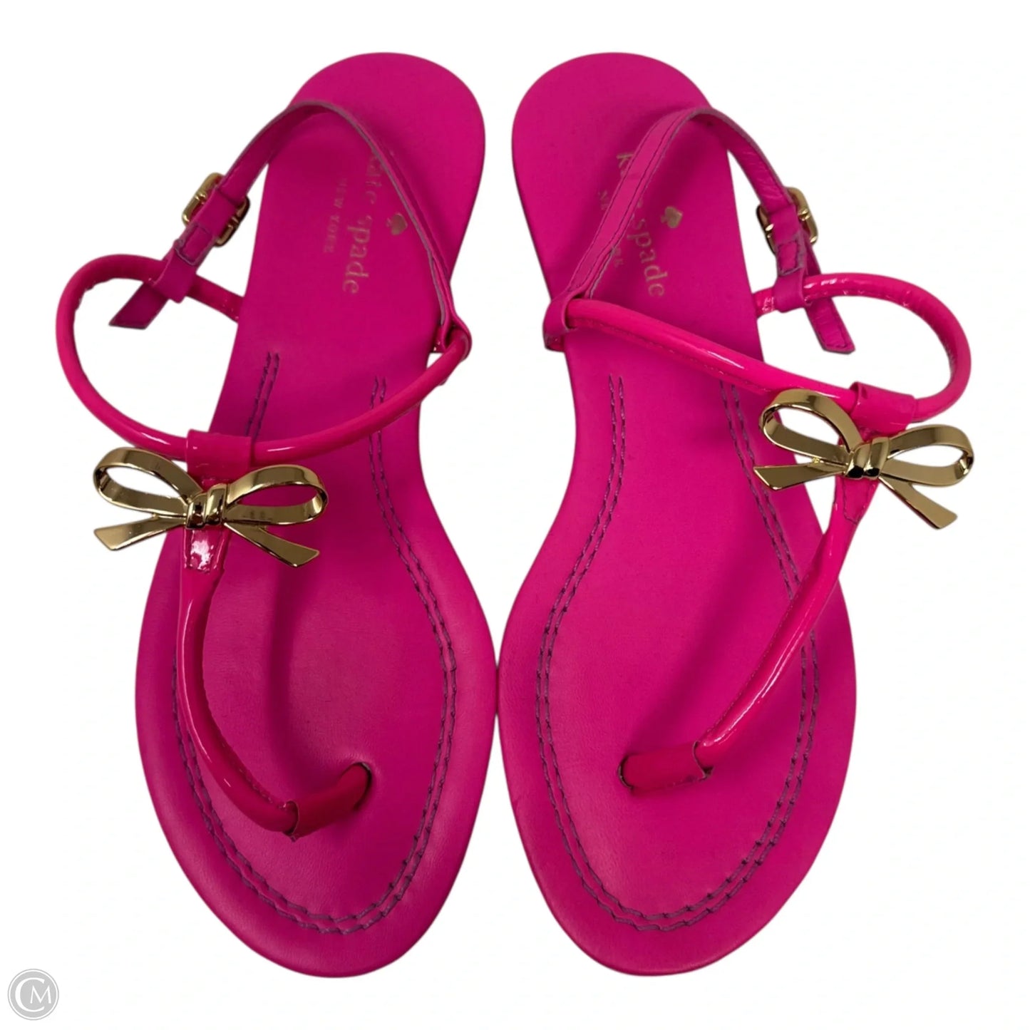 Tracie Bow Sandals Designer By Kate Spade In Pink, Size: 7