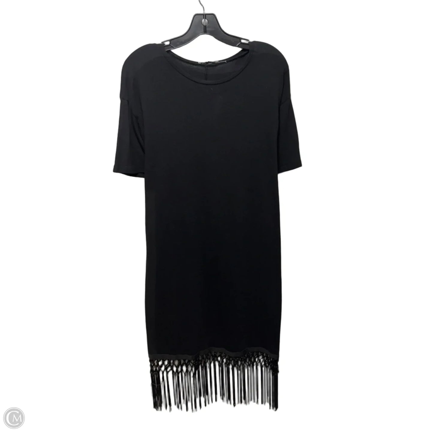 Dress Casual Midi By Zara In Black, Size: S