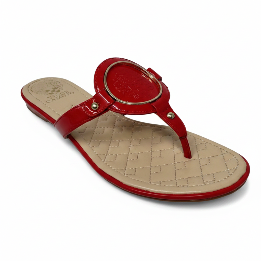 Braida Flip Flop Sandals By Vince Camuto In Red, Size: 8.5