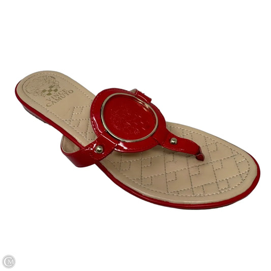 Braida Flip Flop Sandals By Vince Camuto In Red, Size: 8.5