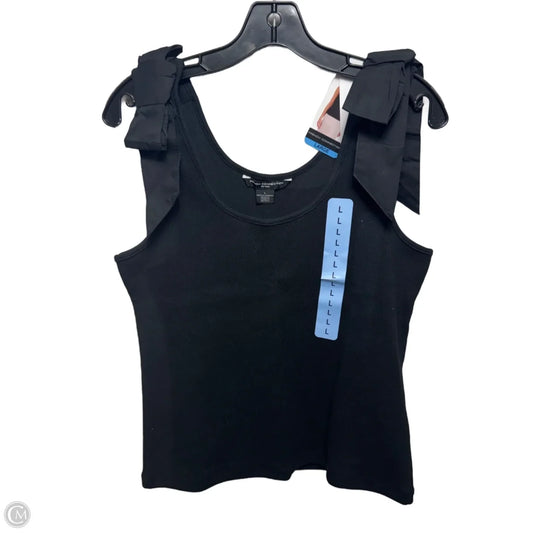 Bow Tank Top By French Connection In Black, Size: L