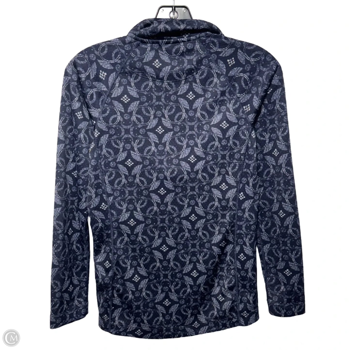 Athletic Top Long Sleeve Collar By Patagonia In Blue, Size: Xs