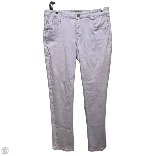 Jeans Straight By Democracy In Purple Denim, Size: 4