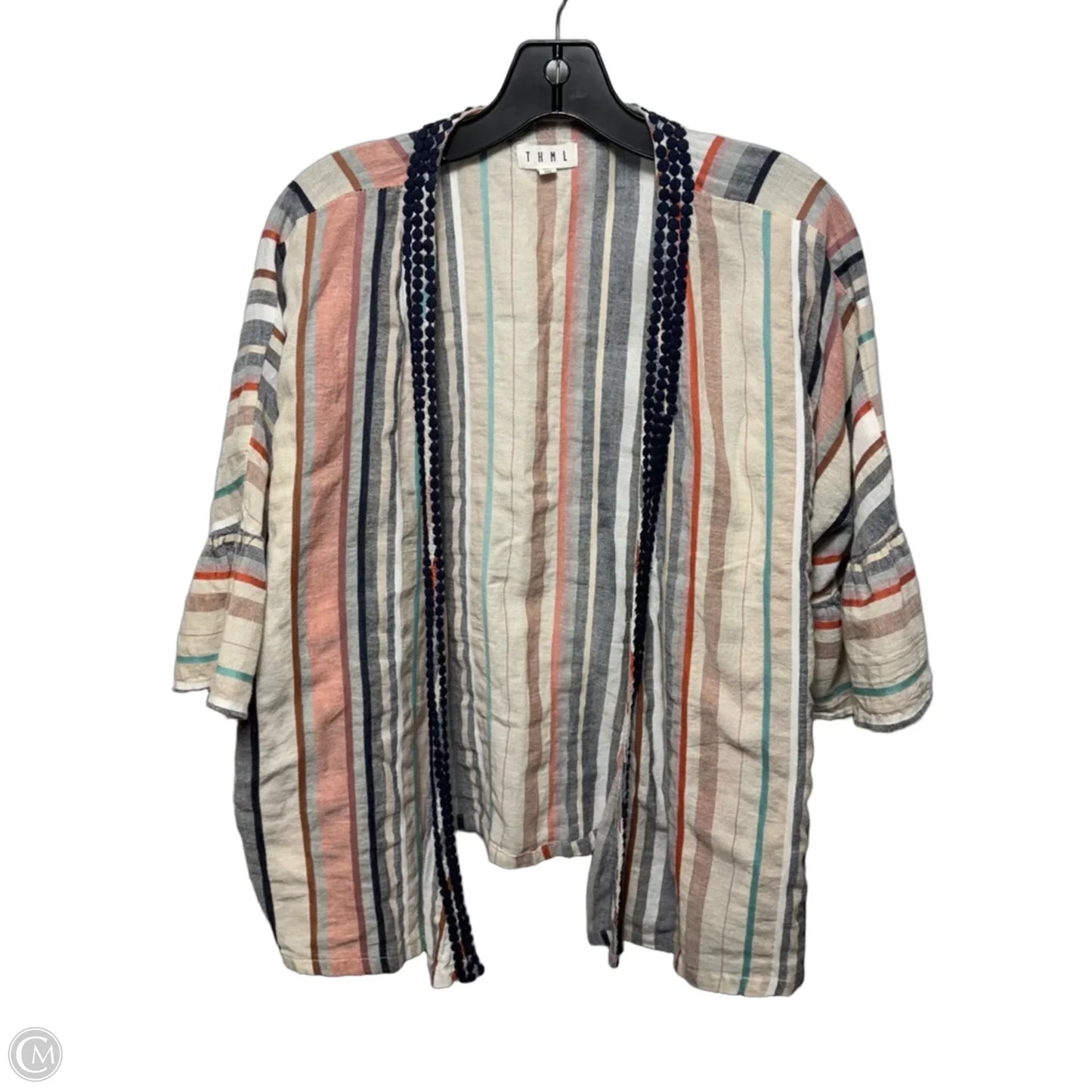 Cardigan By Thml In Striped Pattern, Size: M