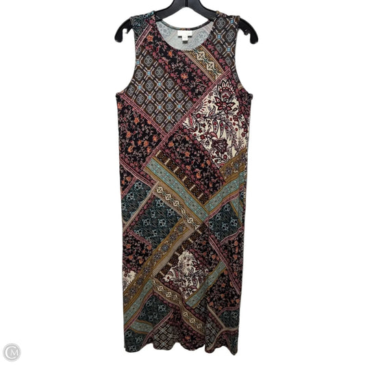 Dress Casual Maxi By J. Jill In Multi-colored, Size: Sp