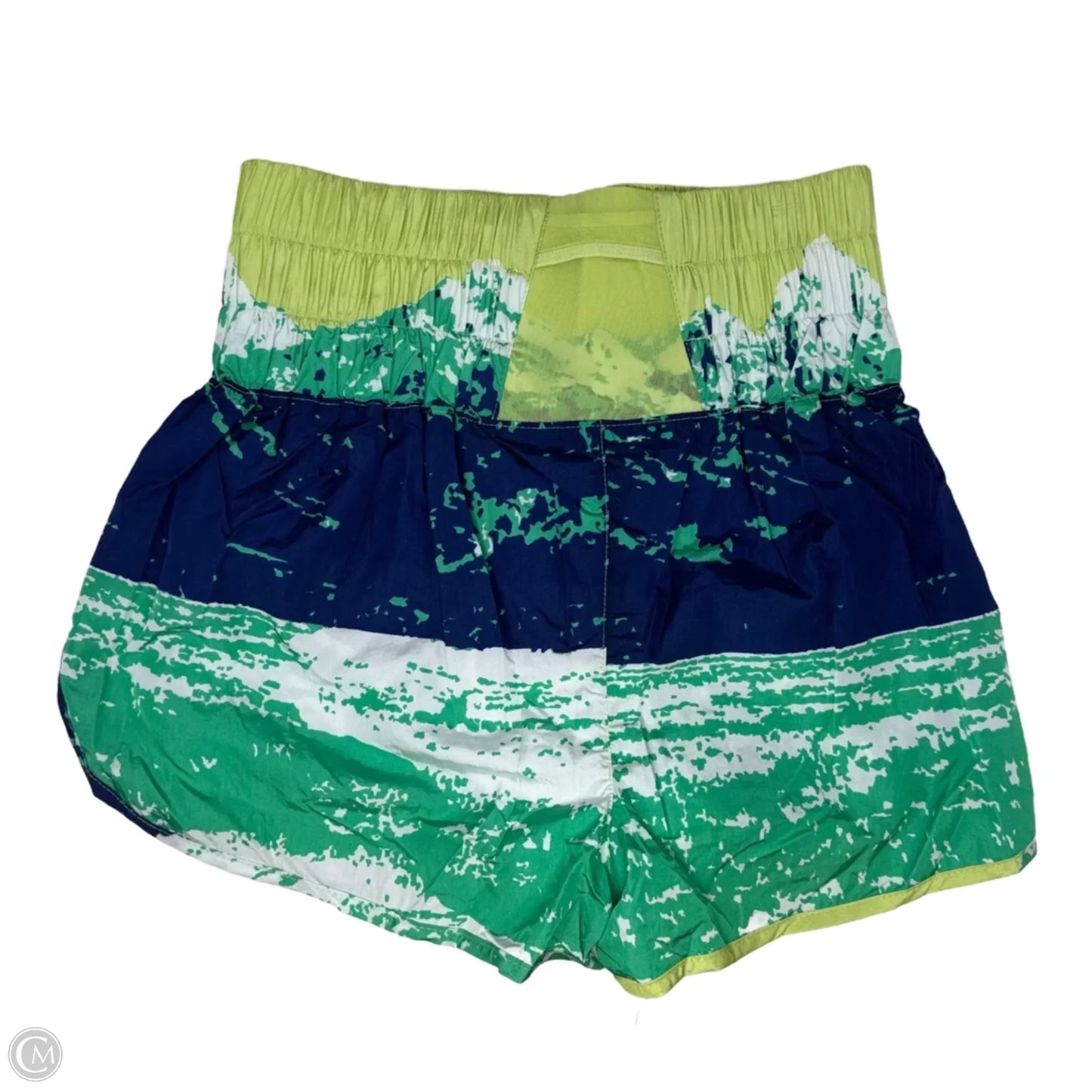 Athletic Shorts By Free People In Blue & Green, Size: M