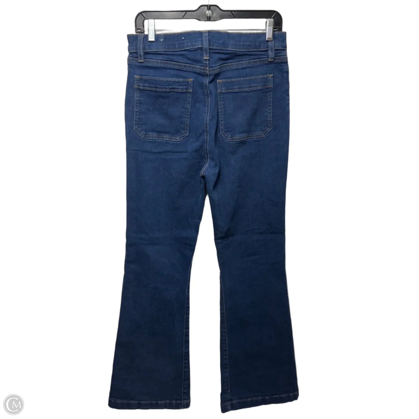 Jeans Flared By Loft In Blue Denim, Size: 10/30