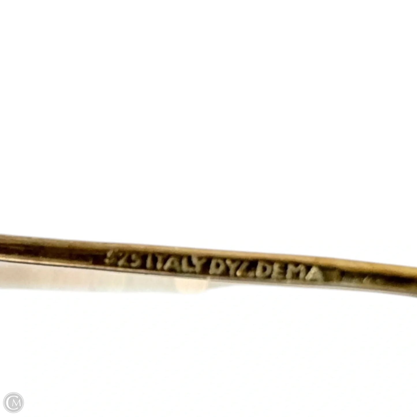 Italian Gold Over Earrings Sterling Silver Diamond Cut 1mm Hoop Earrings  By Dyadema