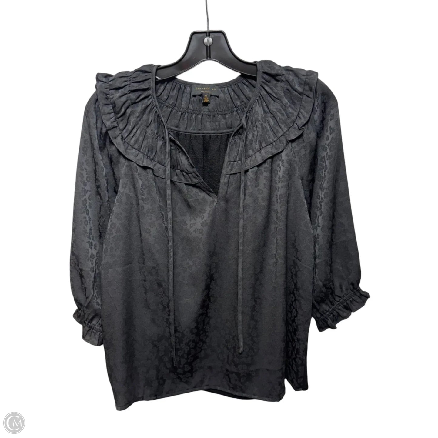 Top Long Sleeve By Current Air In Black, Size: XS