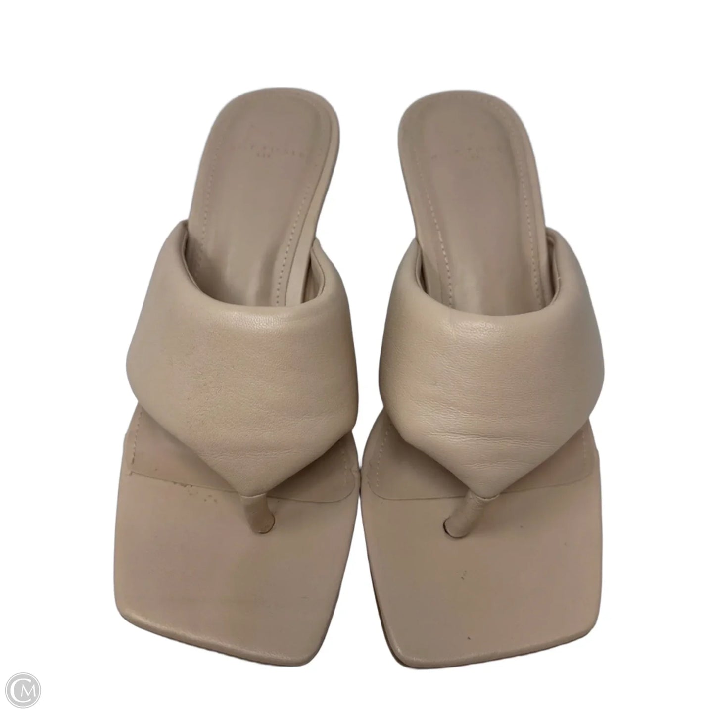 Cici Heeled Sandals By Marc Fisher In Beige, Size: 7