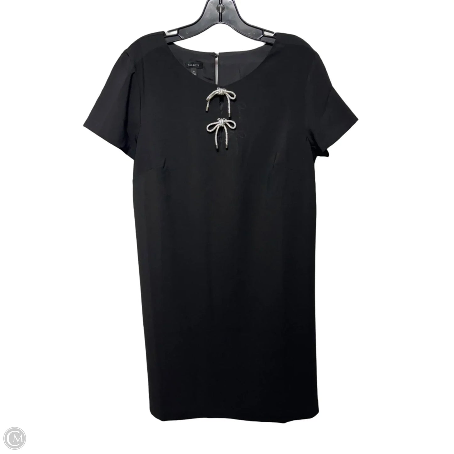 Dress Casual Midi By Talbots In Black, Size: 12