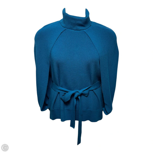 Wool Sweater Luxury Designer By St John Collection In Blue, Size: Xl