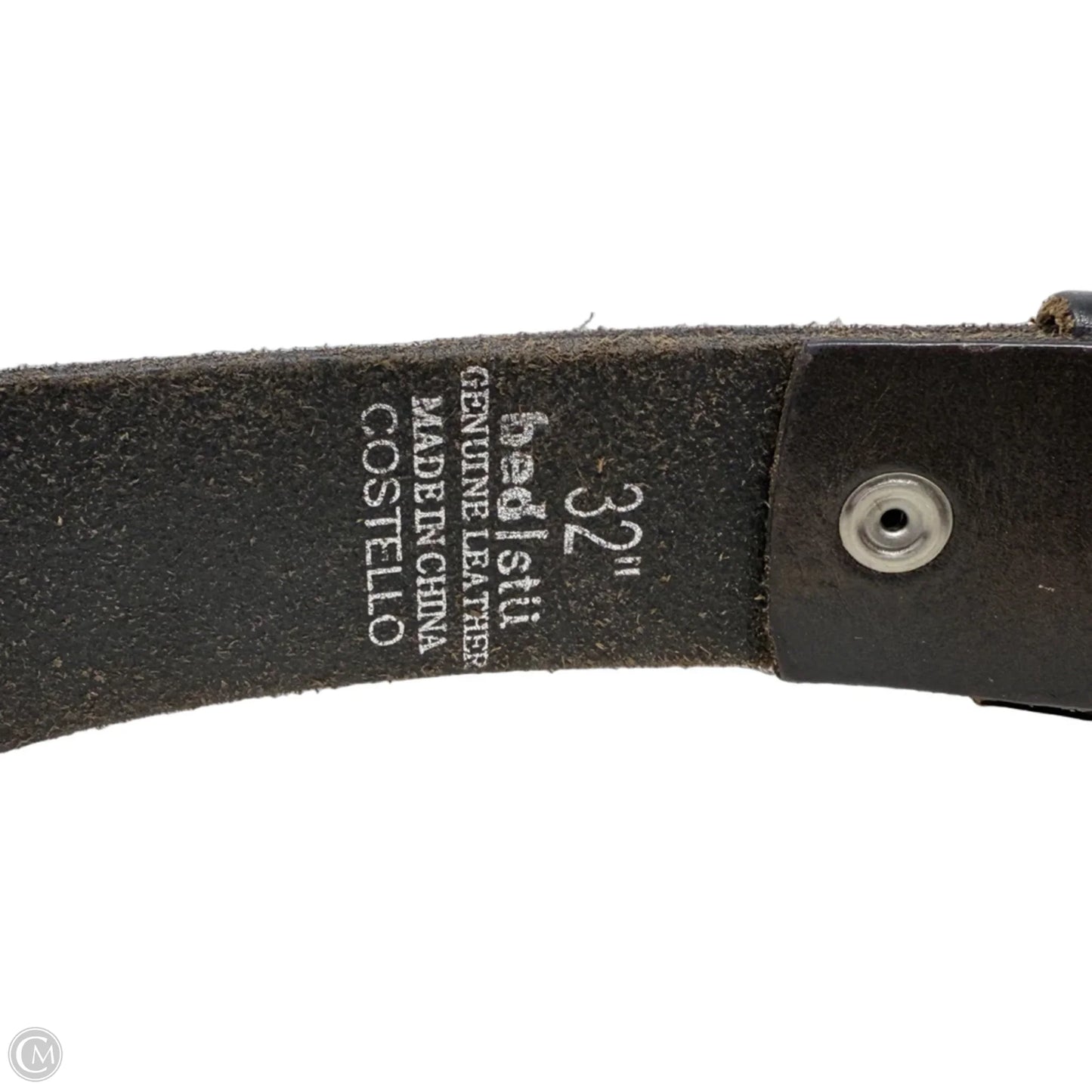 Costello Studded Leather Belt By Bed Stu, Size: 32”