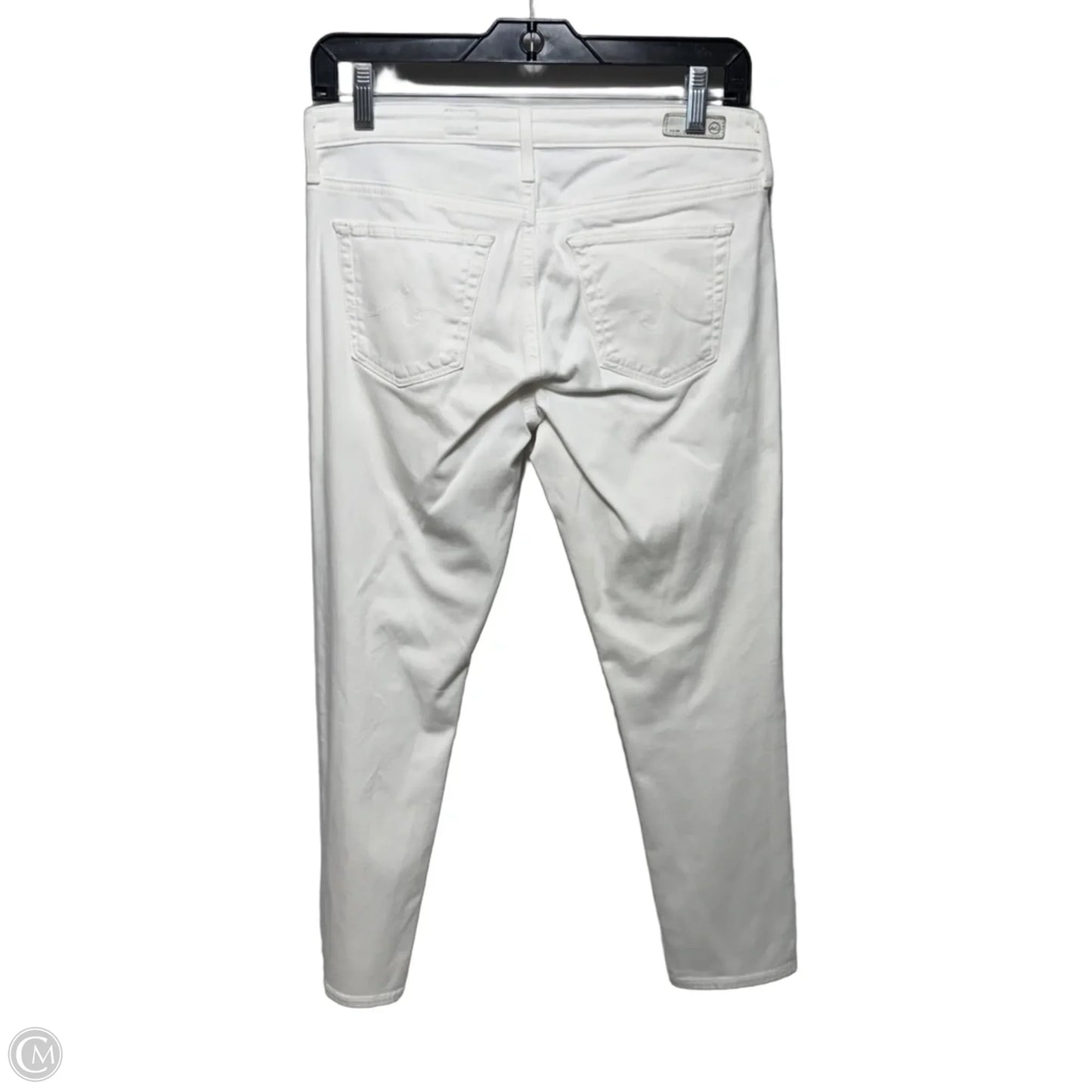 The Stilt Crop Cigarette Crop Jeans Jeggings By Adriano Goldschmied In White, Size: 6/28