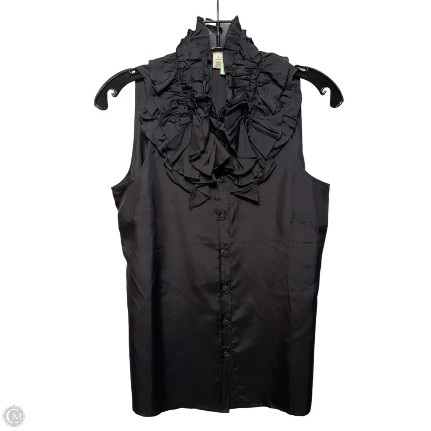 Top Sleeveless By J. Crew In Grey, Size: 4
