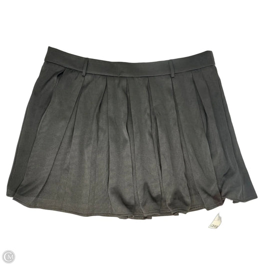 Skirt Mini & Short By Cider In Black, Size: 2x