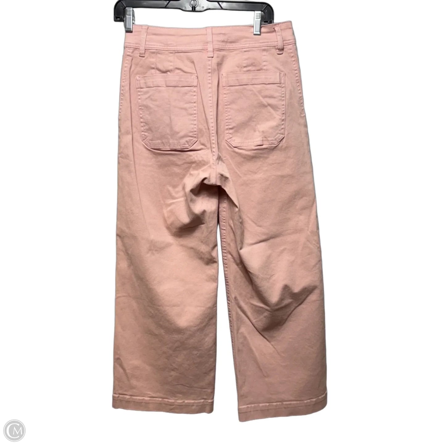 Flat Front Pants Wide Leg By tgla In Mauve, Size: S