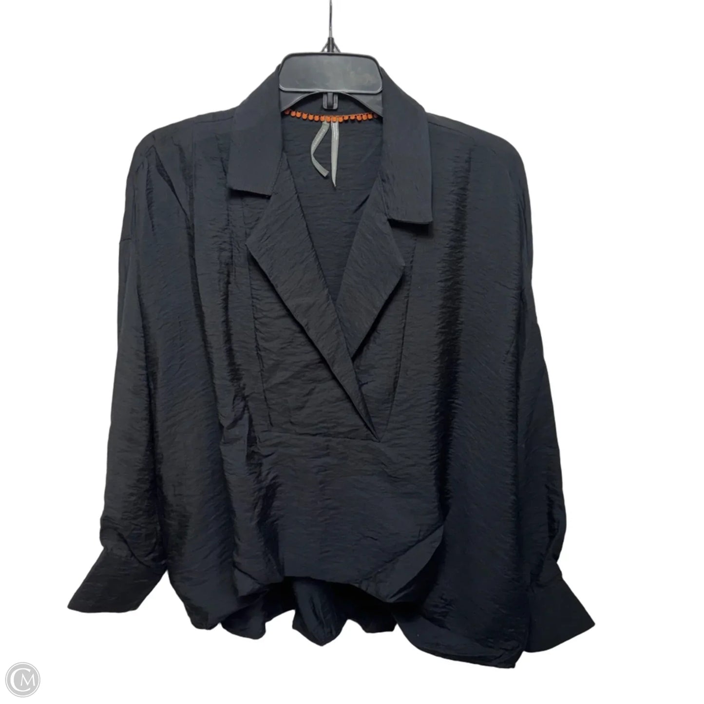 Top Long Sleeve By Anthropologie In Black, Size: S