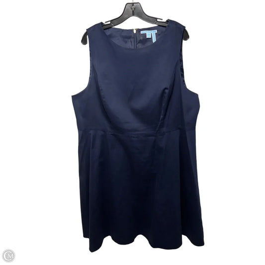 Dress Casual Midi By Draper James In Navy, Size: 20