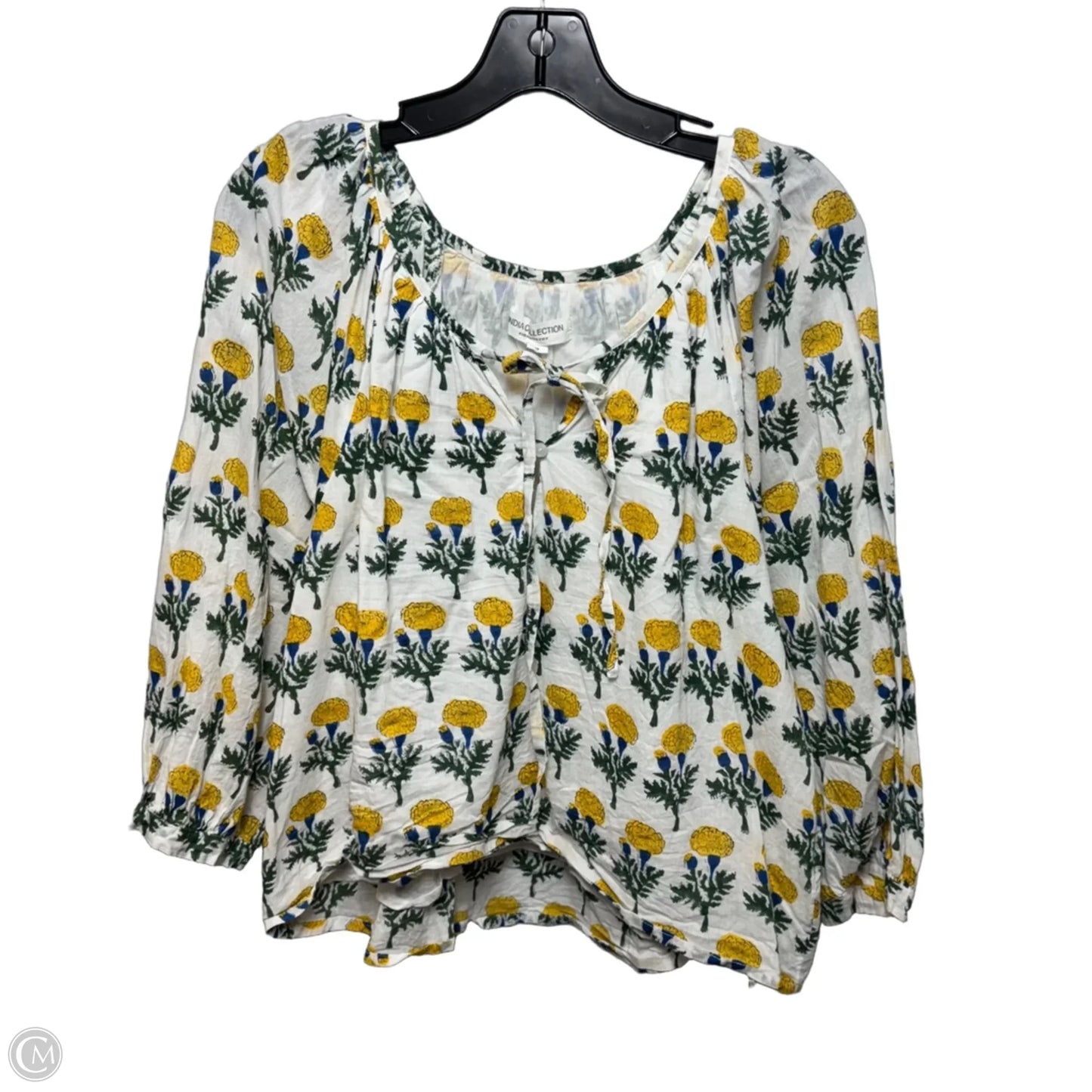 Top Long Sleeve By Emerson Fry In Floral Print, Size: S