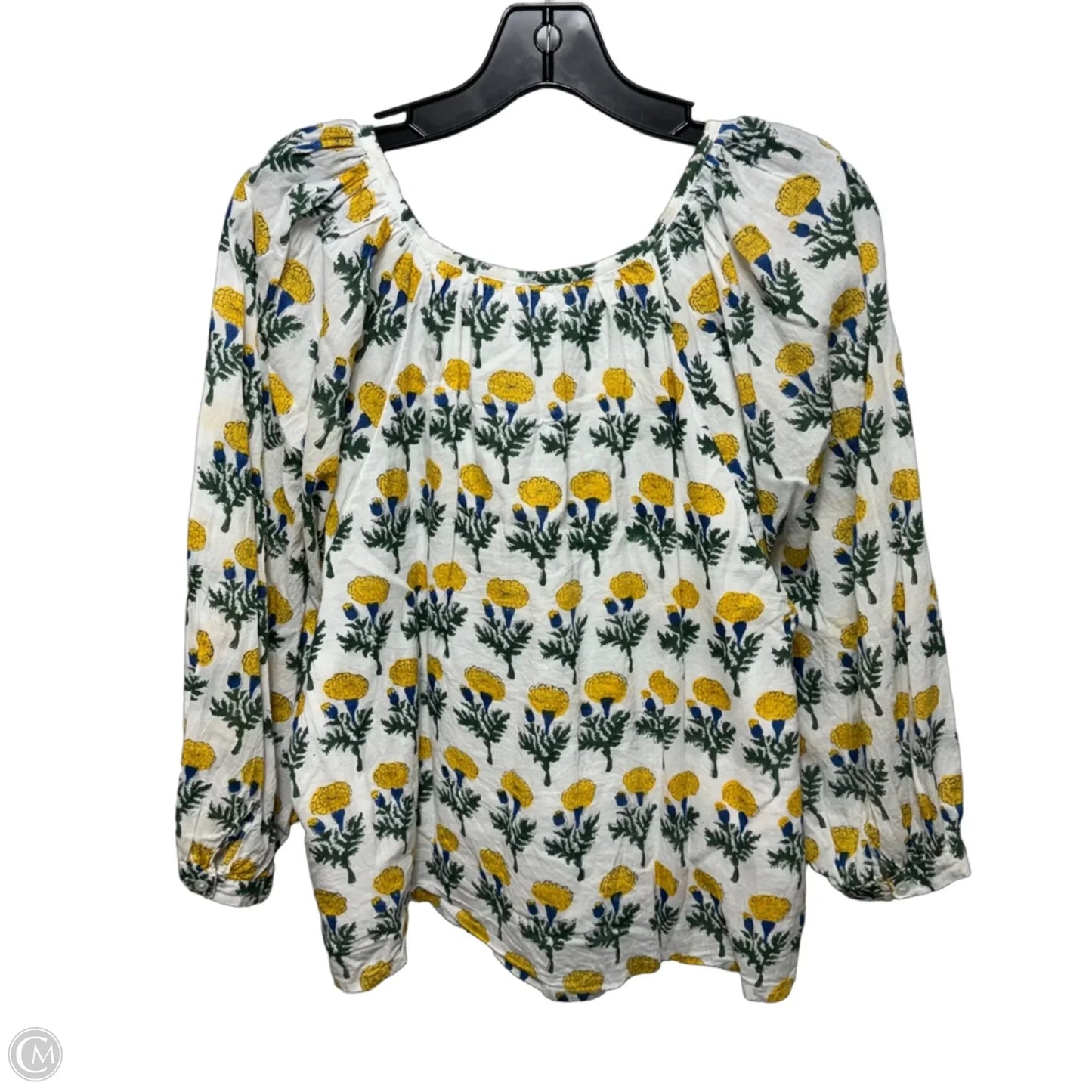 Top Long Sleeve By Emerson Fry In Floral Print, Size: S
