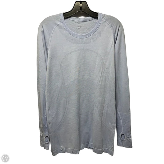London Athletic Top Long Sleeve Crewneck By Lululemon In Blue, Size: 10