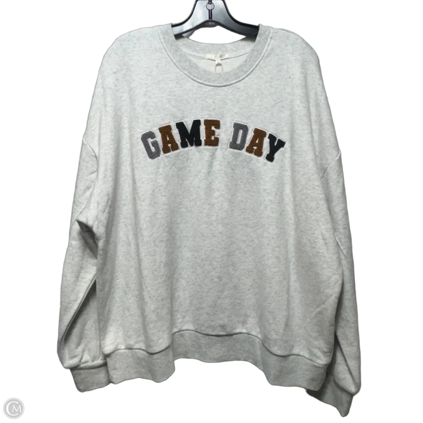 Sweatshirt Crewneck By Z Supply In Grey, Size: Xl