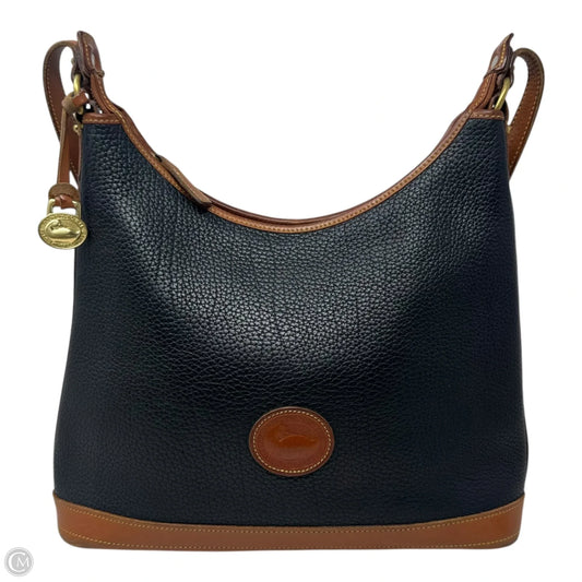 AS IS Vintage All-Weather Leather Hobo Bag Designer By Dooney And Bourke, Size: Medium