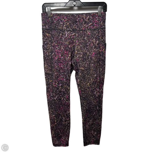 Athletic Leggings By Lululemon In Multi-colored, Size: 8