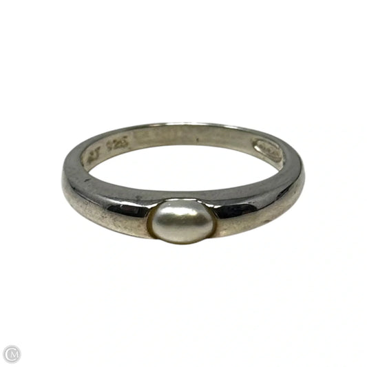 Pearl Ring Sterling Silver By Avon, Size: 7