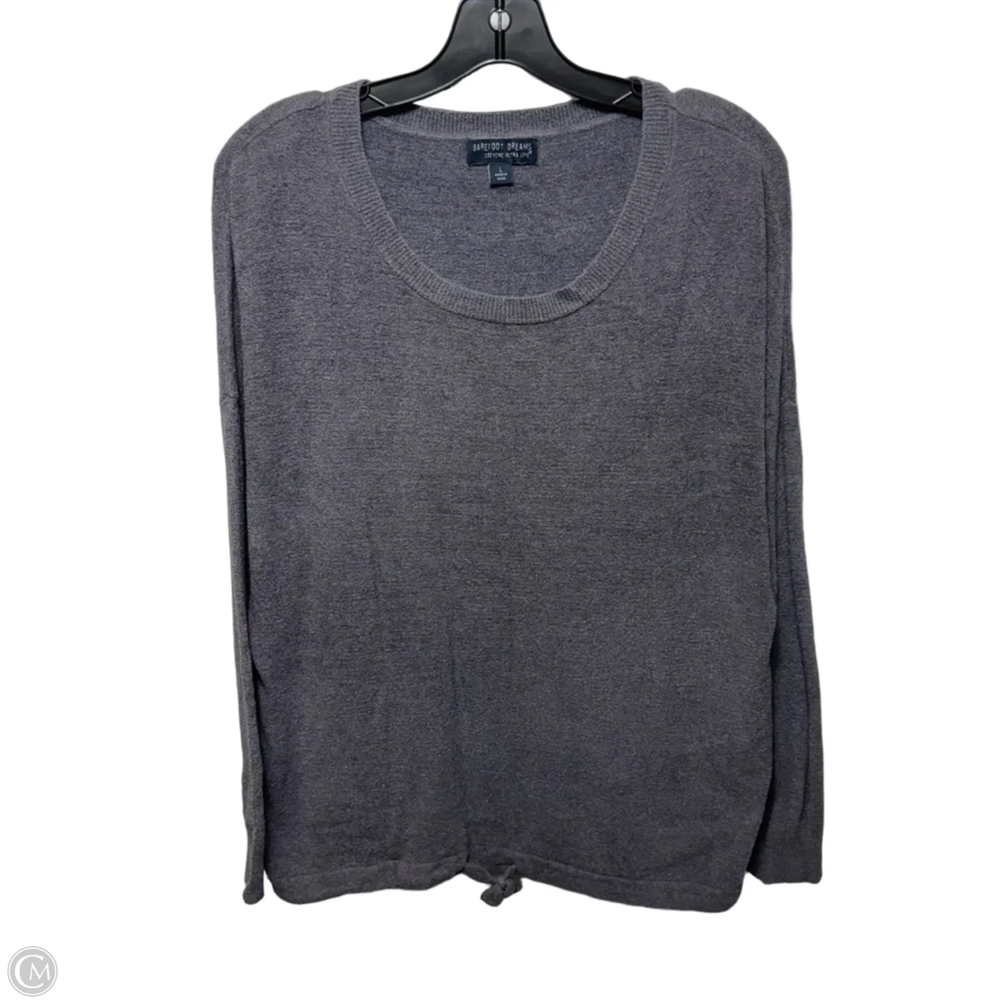 Top Long Sleeve By Barefoot Dreams In Grey, Size: L