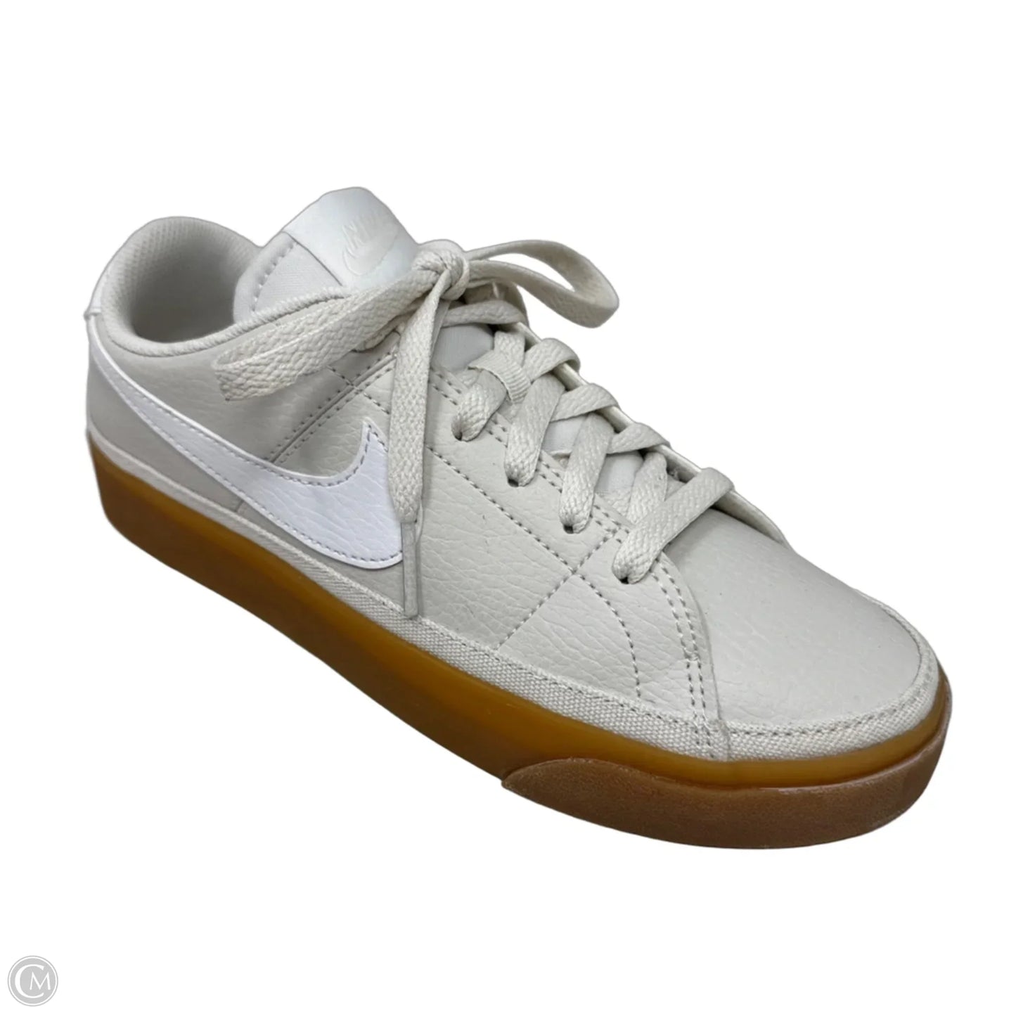 Shoes Athletic By Nike In Cream, Size: 7