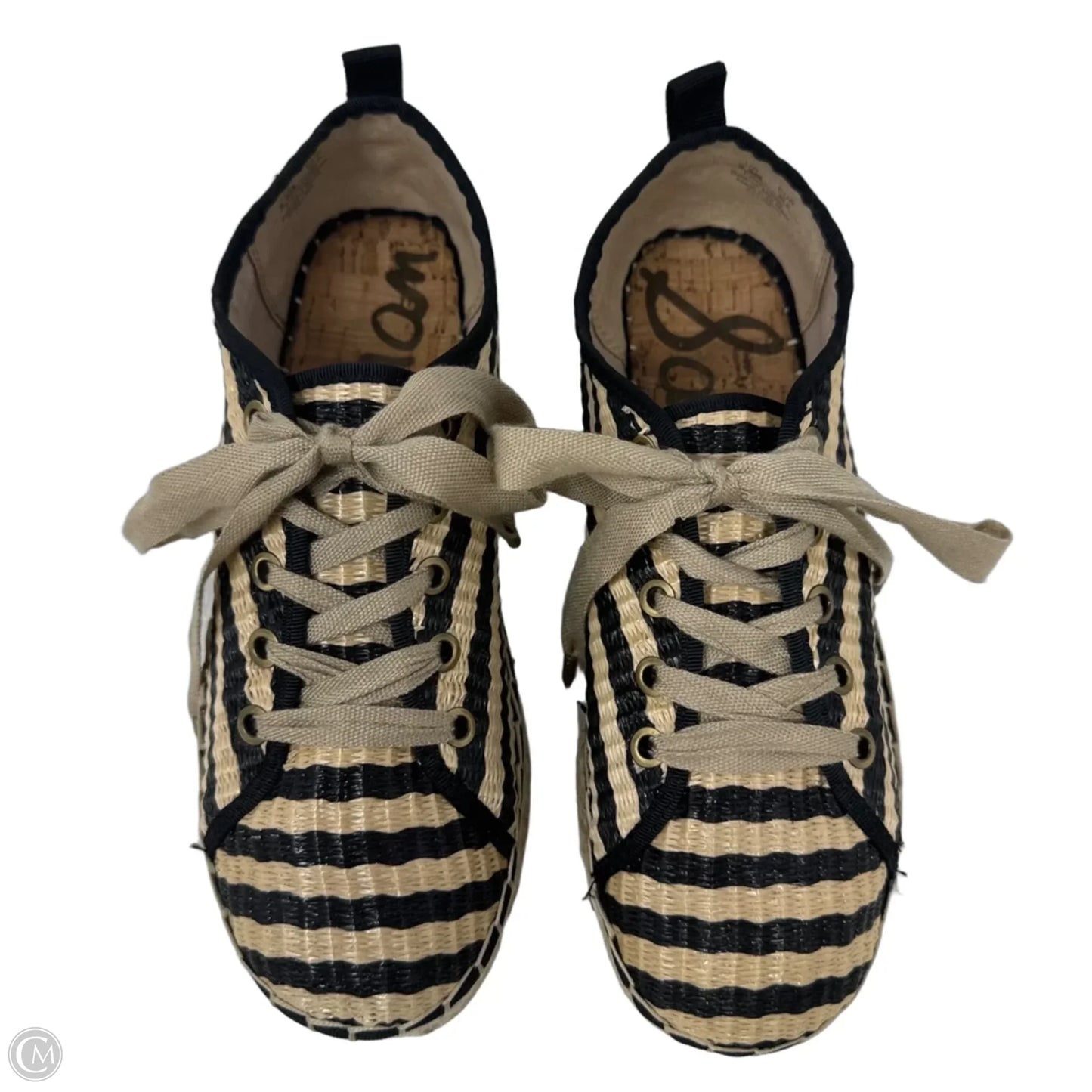 Celina Platform Shoes Sneakers By Sam Edelman In Striped Pattern, Size: 8.5
